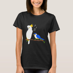 Budgie Family For Parakeet Lovebird Parrot Lover T-Shirt