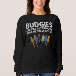 Budgie For Men Women Cockatiel Parakeet   Sweatshirt