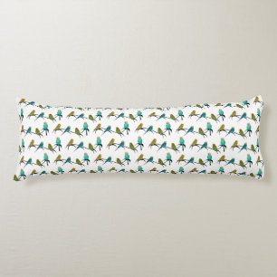 Budgie Frenzy Body Pillow (choose colour)