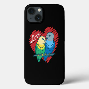 Budgie Love Bird lover Pet iPhone 13 Case