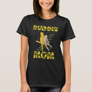 Budgie mom retro  parrot  owner hand cottage core T-Shirt