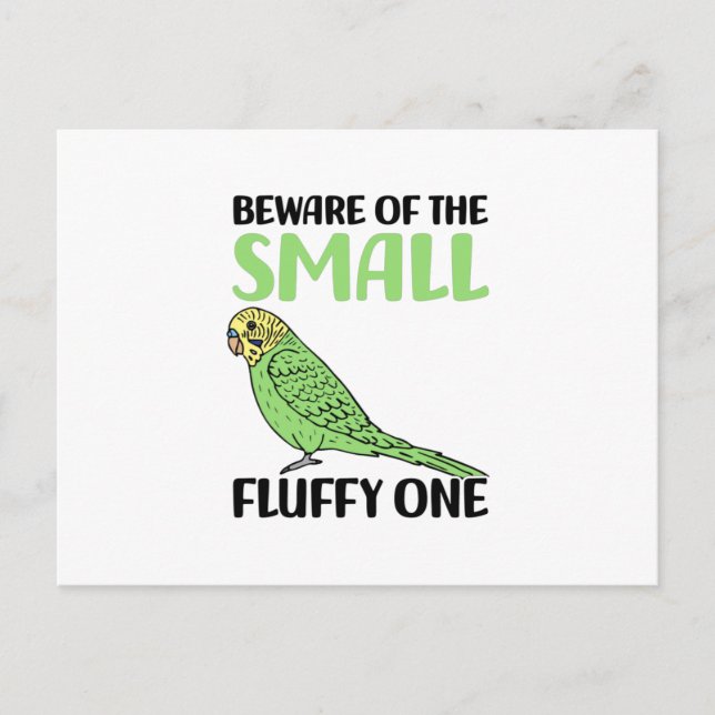 budgie postcard (Front)