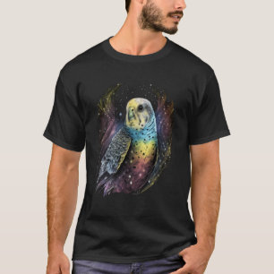 Budgie Space Budgerigar Parakeet Bird  2 T-Shirt