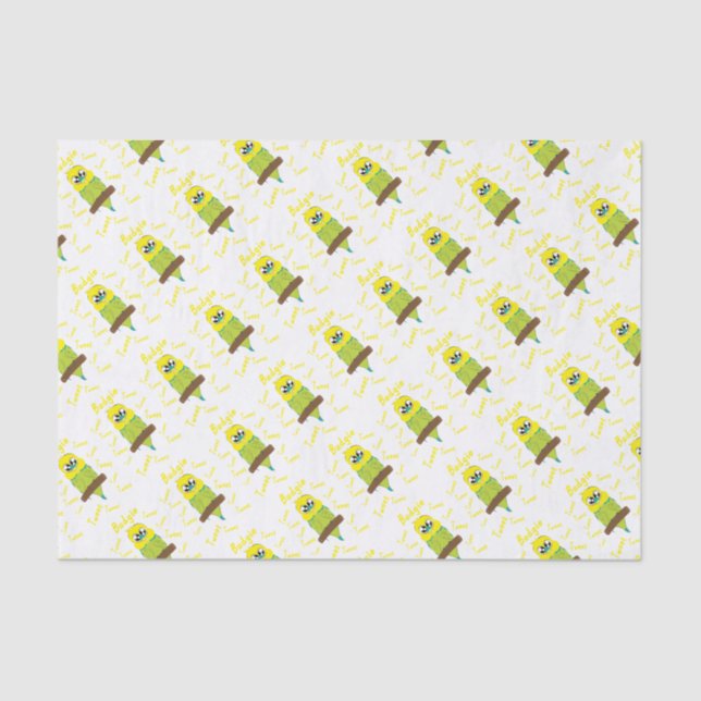 budgie tissue paper (Front)