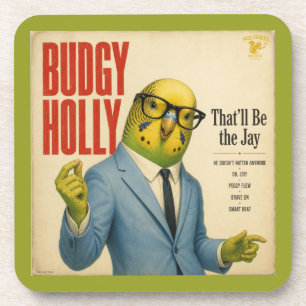 Budgy Holly Album: a Parody Coaster