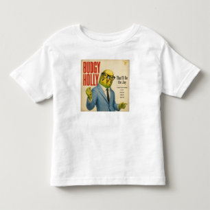 Budgy Holly Album: a Parody Toddler T-Shirt