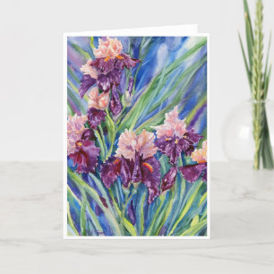 "Buds and Blooms" Blank Notecard