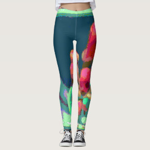 Buds from Above Leggings