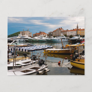 Budva Marina Postcard