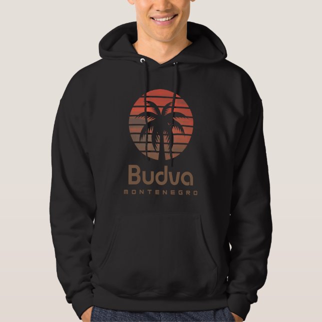 Budva Montenegro Hoodie (Front)
