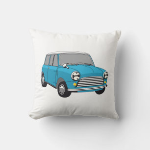 Bue British Oldtimer Mini Cooper Cushion