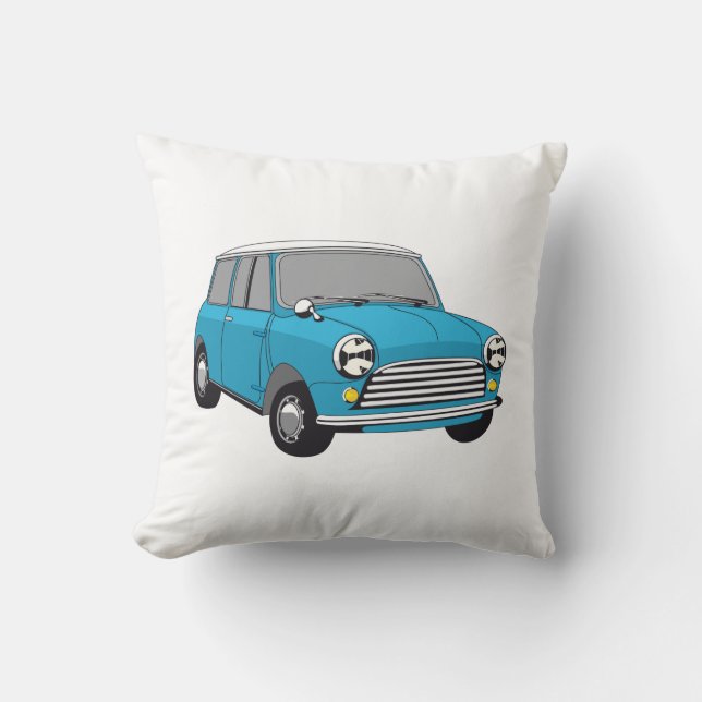 Bue British Oldtimer Mini Cooper Cushion (Front)