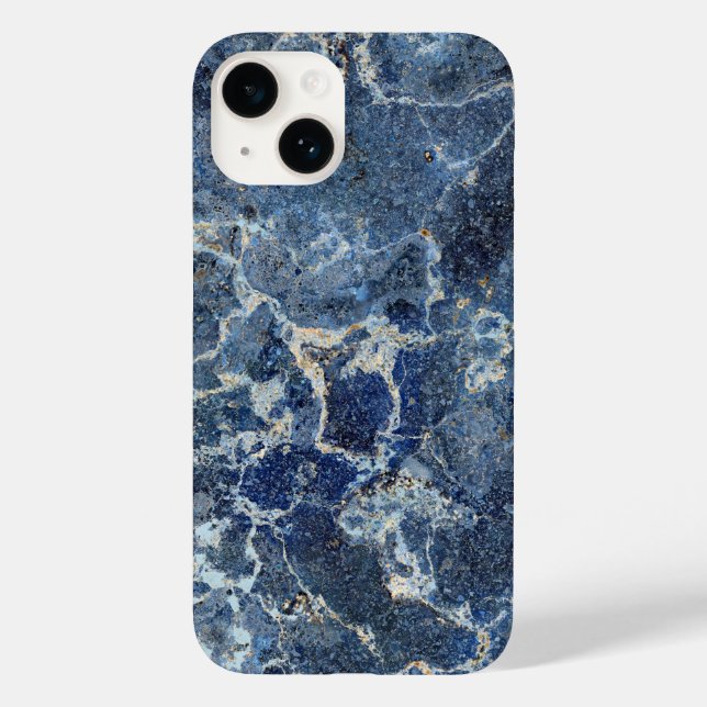 Bue Grey Black Marble & Beige Veins Case-Mate iPhone Case (Back)