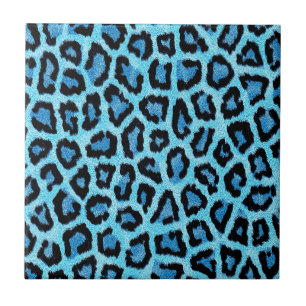 Bue Trendy Leopard Pattern Ceramic Tile