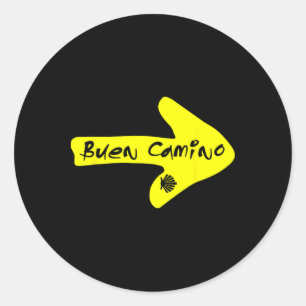 Buen Camino De Santiago Compostela Spain St James Classic Round Sticker