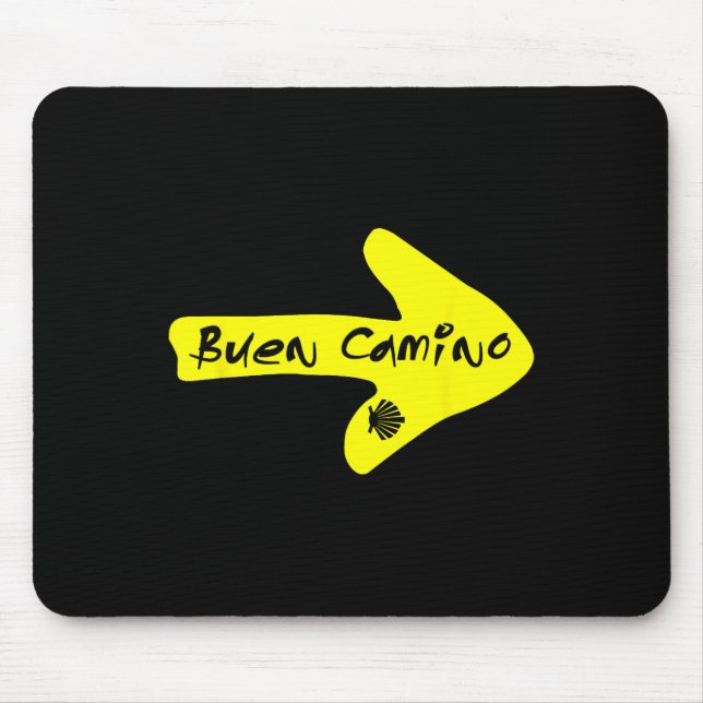 Buen Camino De Santiago Compostela Spain St James  Mouse Pad (Front)