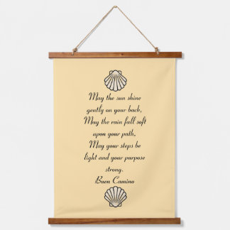 Buen Camino Pilgrim Blessing Tapestry