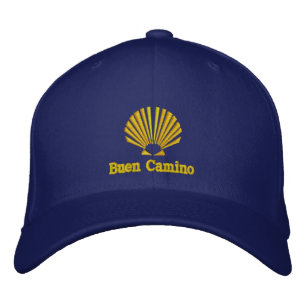 Buen Camino Pilgrims Scallop shell Embroidered Hat
