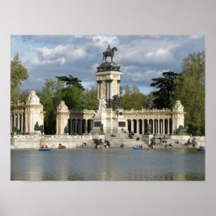 Buen Retiro Park, Madrid city, Spain Poster