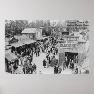 Buena Park, California Knotts Berry Place Ghost Poster