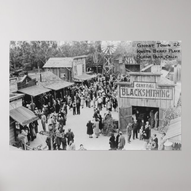 Buena Park, California Knotts Berry Place Ghost Poster (Front)