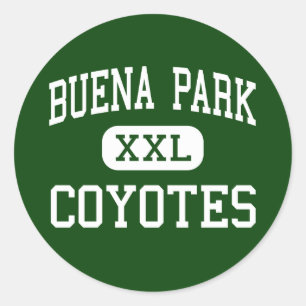 Buena Park - Coyotes - High - Buena Park Classic Round Sticker