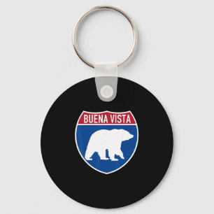 Buena Vista Colorado Bear Co Highway Interstate So Key Ring