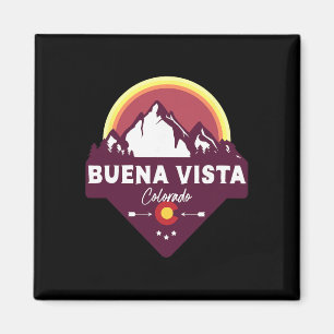 Buena Vista Colorado Co Rocky Mountains Hiking Ski Magnet