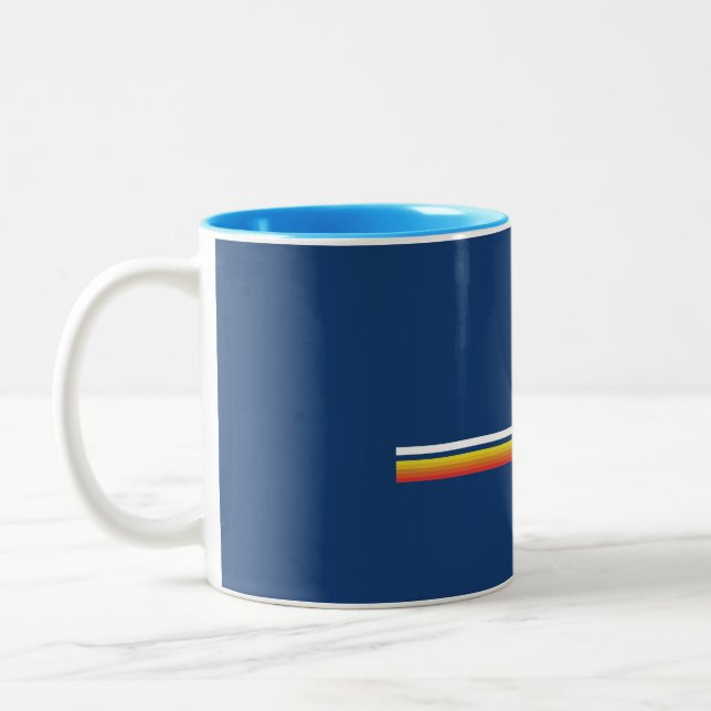 Buena Vista, Colorado Two-Tone Coffee Mug (Left)
