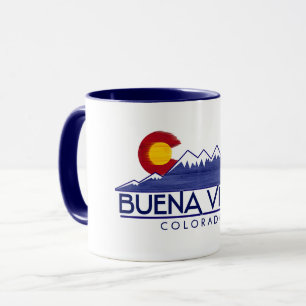Buena Vista Colorado wood mountains mug
