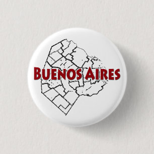 Buenos Aires 3 Cm Round Badge