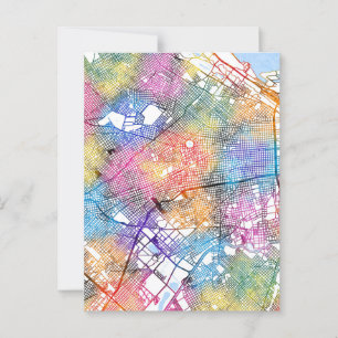 Buenos Aires Argentina City Map Postcard