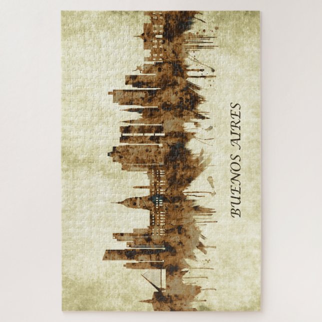 Buenos Aires Argentina Cityscape Jigsaw Puzzle (Vertical)