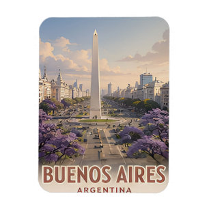 Buenos Aires Argentina Cultural Capital ✈️ Magnet