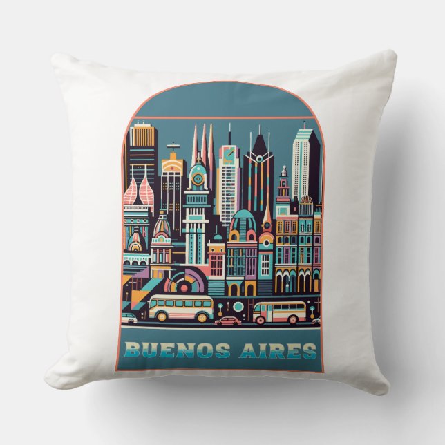 Buenos Aires Argentina Cushion (Front)