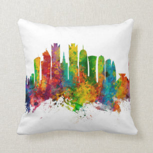 Buenos Aires Argentina Skyline Cushion