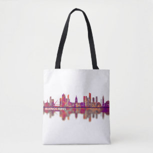 Buenos Aires Argentina Skyline Tote Bag