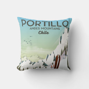Buenos Aires, Argentina travel poster Cushion