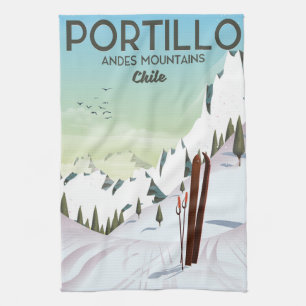 Buenos Aires, Argentina travel poster Tea Towel
