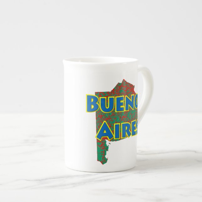 Buenos Aires Bone China Mug (Front Right)