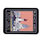Buenos Aires by Royal Mail Poster Magnet (Horizontal)