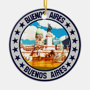 Buenos Aires                                       Ceramic Ornament