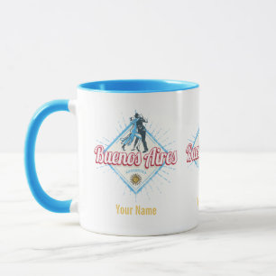 Buenos Aires City Argentina Retro Tango Vintage Mug