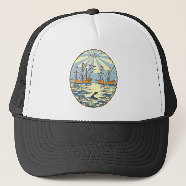 Buenos Aires Coat of Arms Hat (Front)