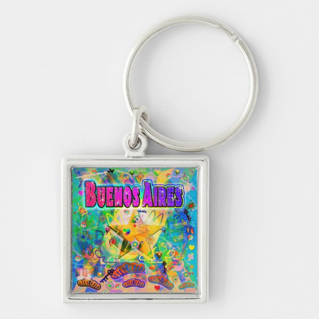 Buenos Aires Epoch Hour Keychain (Front)