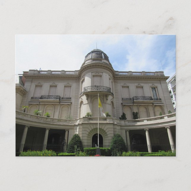 buenos aires grand architecture postcard (Front)