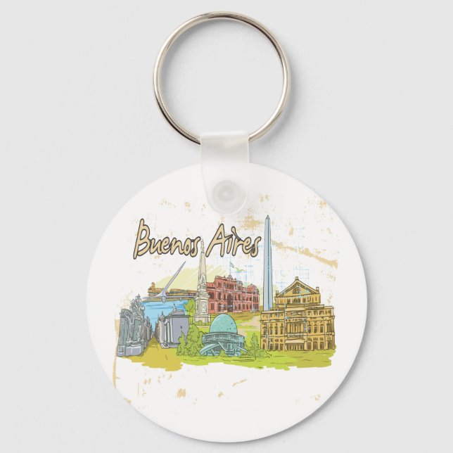 Buenos Aires Key Ring (Front)