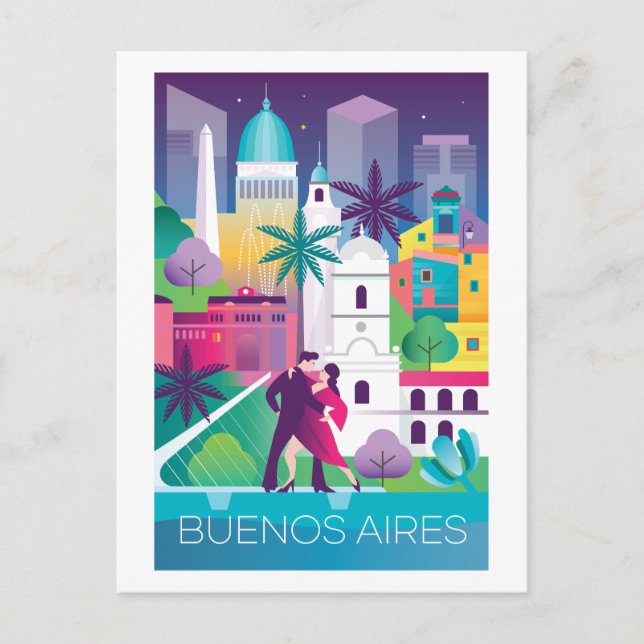 Buenos Aires Postcard (Front)