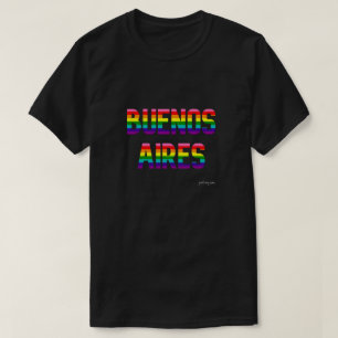 Buenos Aires Pride T-shirt Rainbow Flag