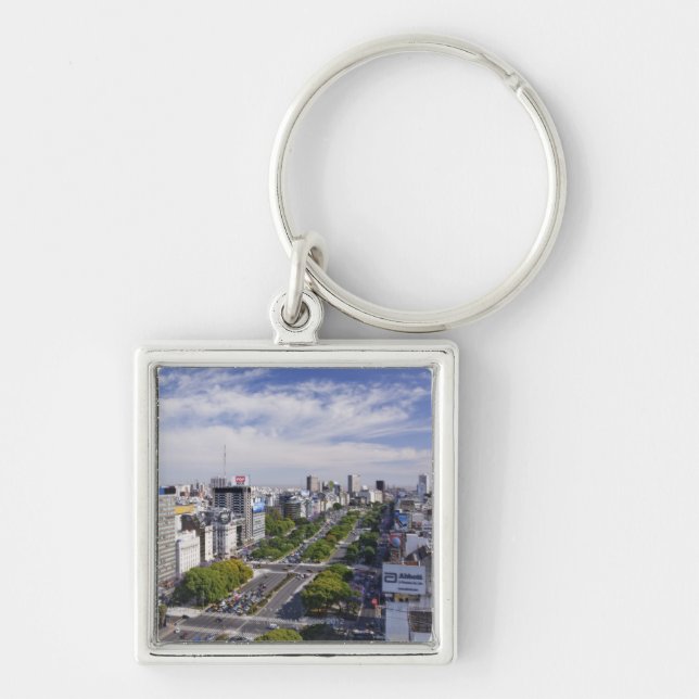 Buenos Aires Skyline Key Ring (Front)